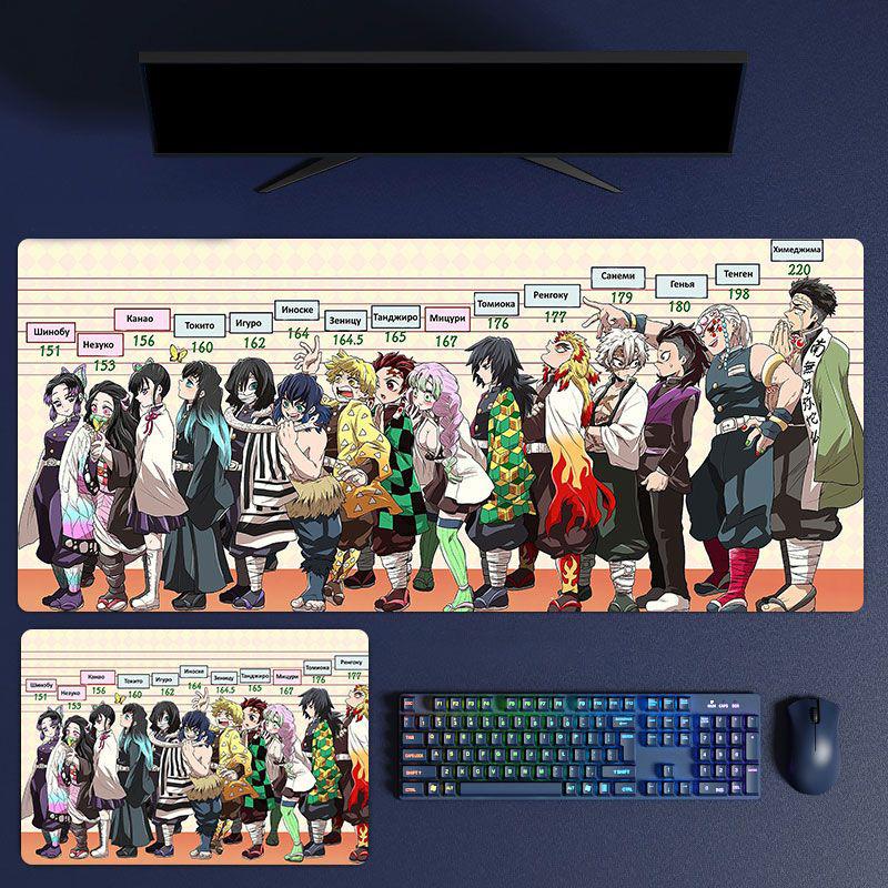 Demon Slayer Mouse Pad, Keyboard and Mouse Pad, Cheap, Exquisite, Gaming Equipment, Computer Equipment, Anime, Comics