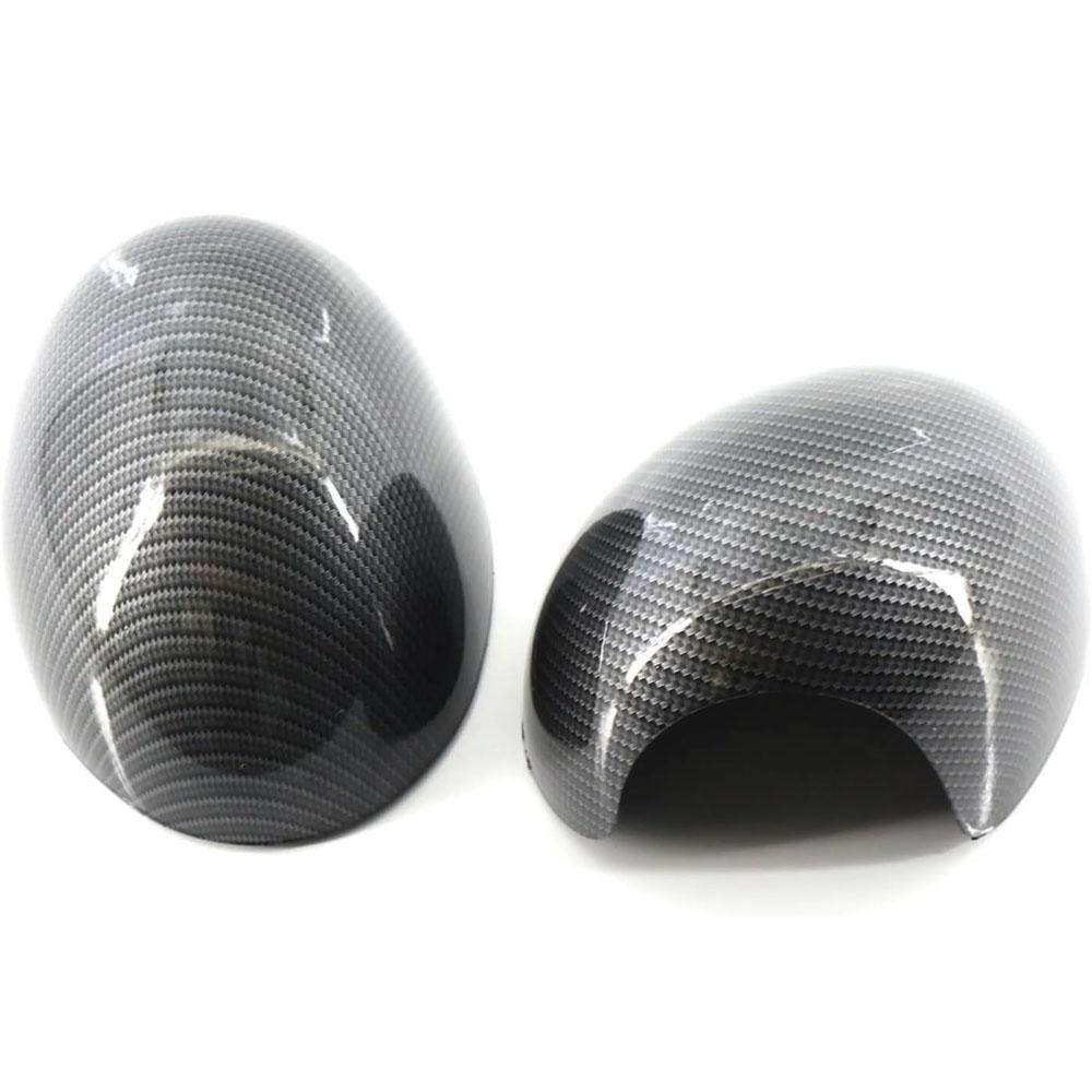 Carbon Fiber Style Mirror Cover Caps 51162754913 For BMW Mini Cooper R55 R56 R57 R58 R59 R61