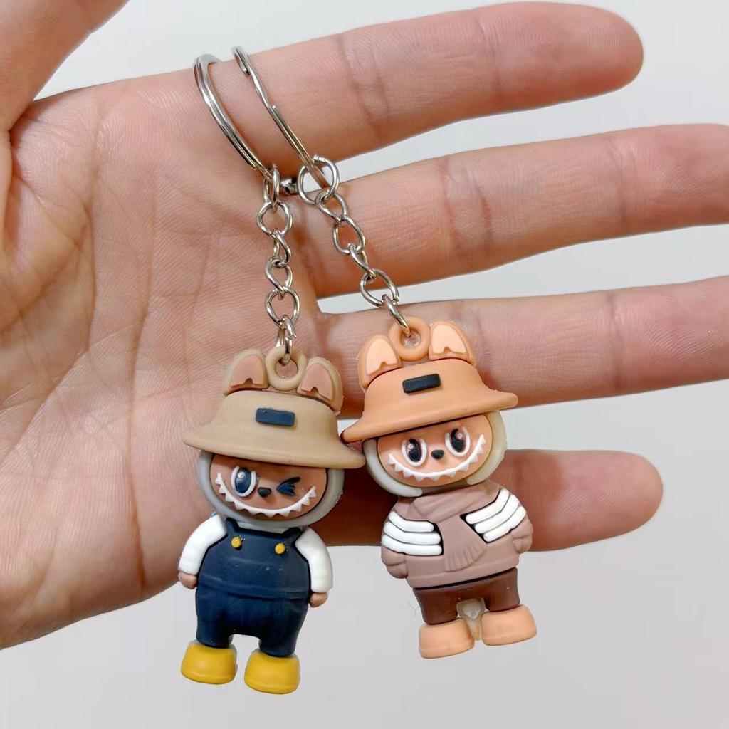 Cute Trendy Play Labu Bag Pendant Keychain Backpack Pendant Keychain Small Gift