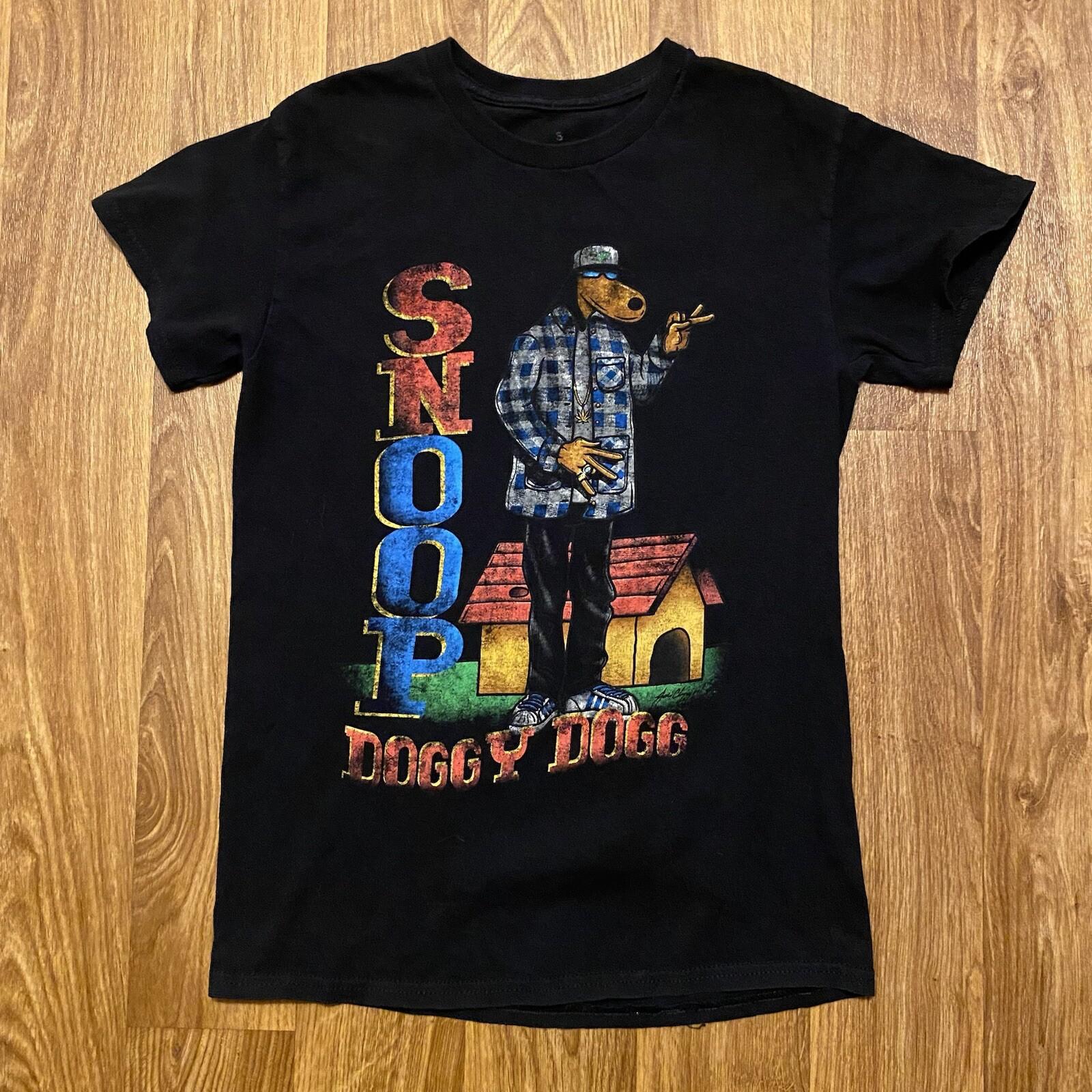 Snoop Dogg Shirt Mens Small Black Snoop Doggy Dogg Rap Hiphop S