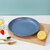 Set di Piatto Rotondo per Dessert e Snack in Paglia di Grano - Piatto Raccogli Ossa Stile Giapponese