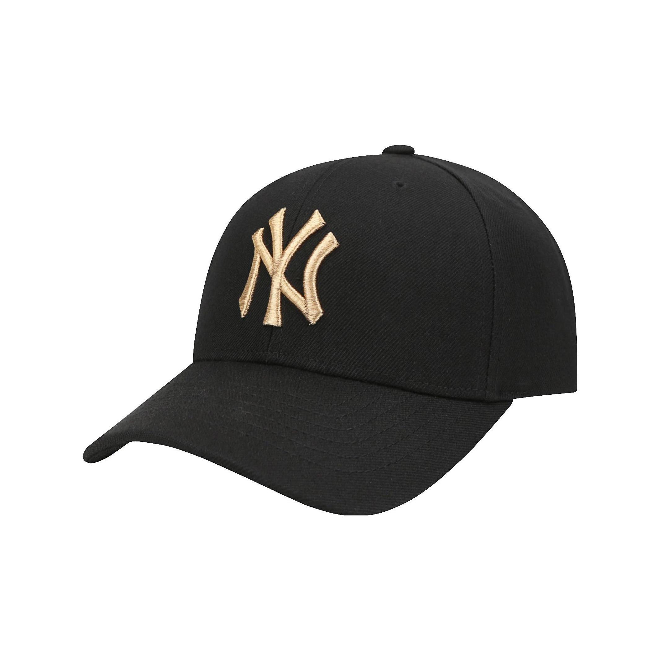 MLB Cotton Baseball Caps Unisex Black Fashion 32CPIG111-50L F