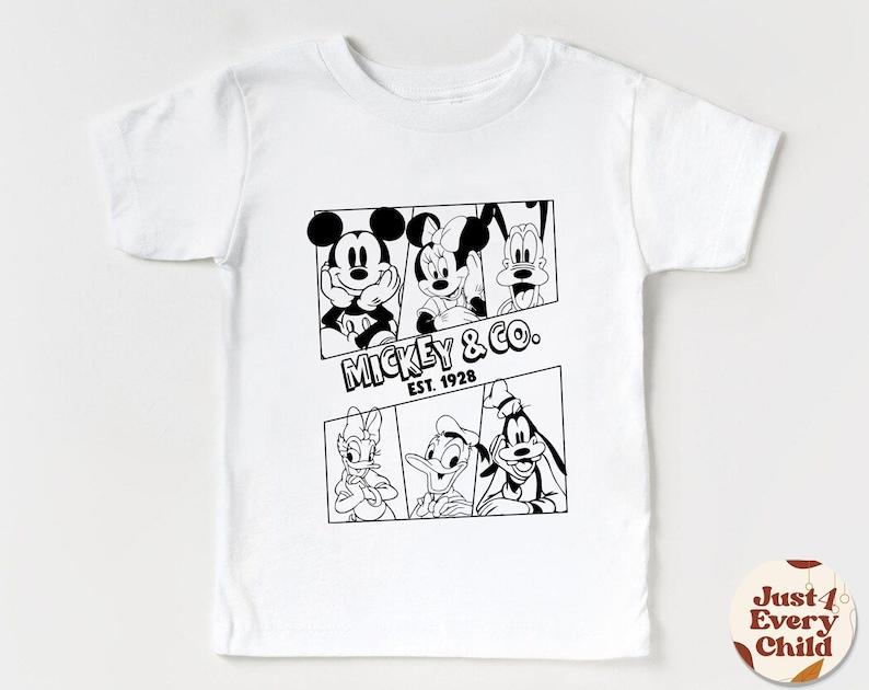 Mickey And Friends T-Shirt, Kids Tee, Mickey Shirt for Toddler 130