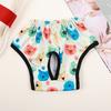 Pet Menstrual Pant Female Dog Diaper Shorts Sanitary Pants Elastic Physiological Panties Cartoon Pattern Breathable Puppy Underwear