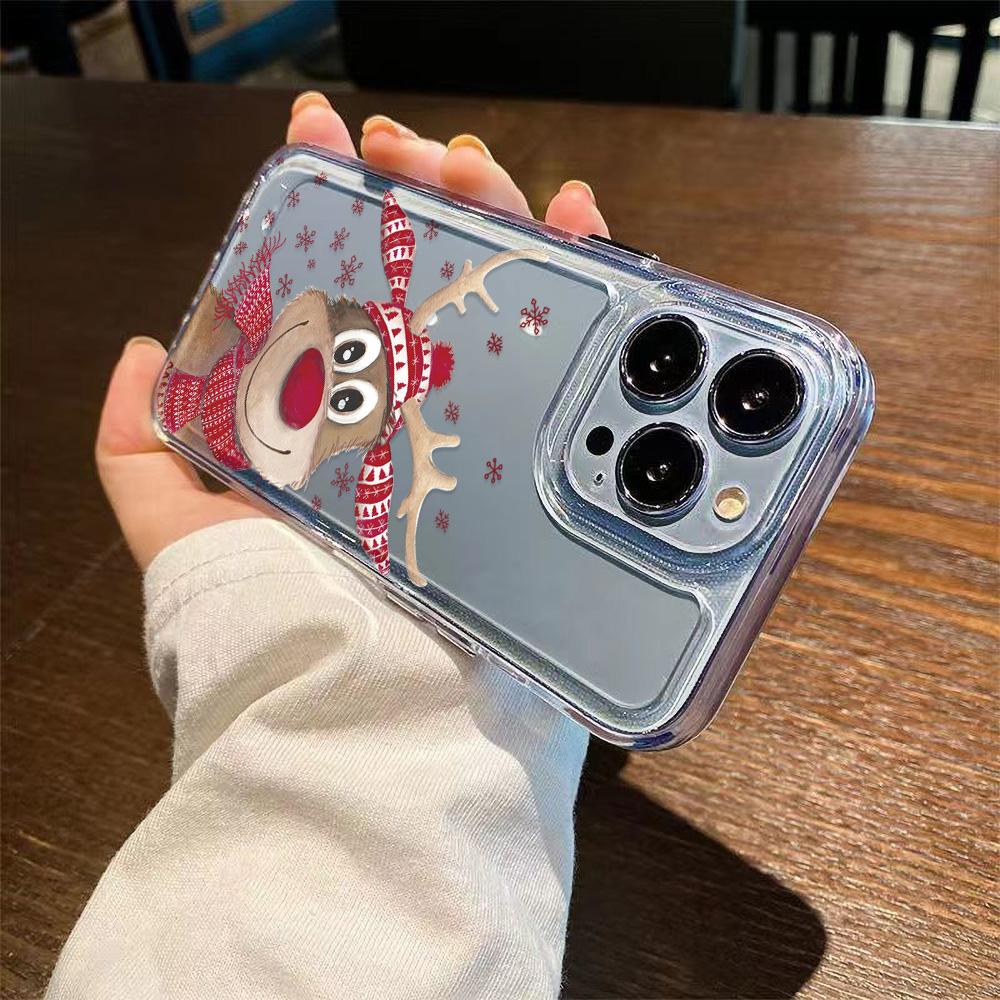 Christmas Phone Case for iPhone 11 13 XR 15 Pro Max 12 16 Pro Max for iPhone 14 7 8 Plus XS Max Samsung A15 A55 A05 Redmi 12 13C 13 Huawei Mate 30 40