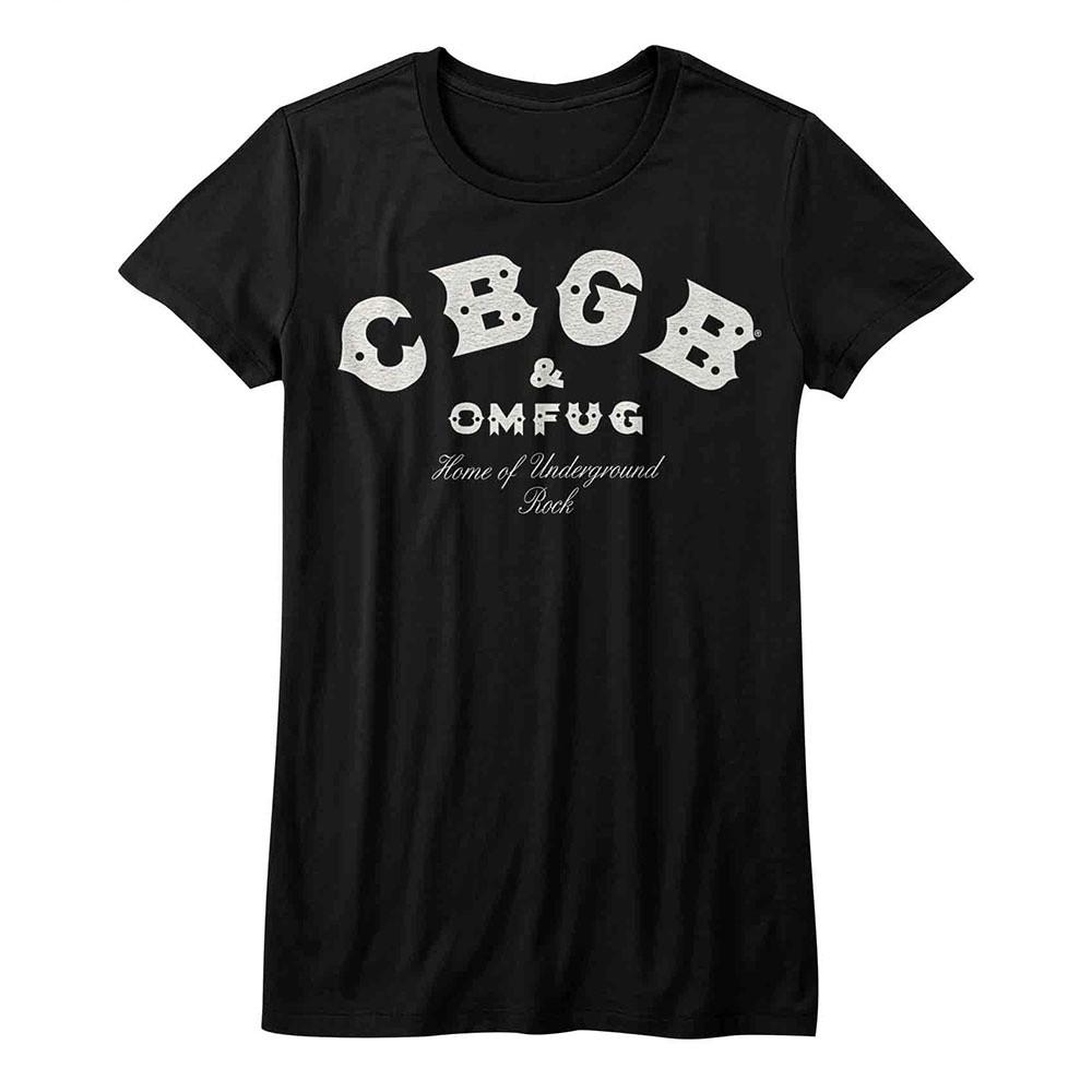 CBGB Womens T Shirt New ICONIC CLUB LOGO PUNK ROCK Band Music Black Unisex T-Shirt XXXL