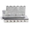 Zinc Alloy 6 Strings Electric Guitar Tremolo Bridge with Bar Repair Parts for Guitars