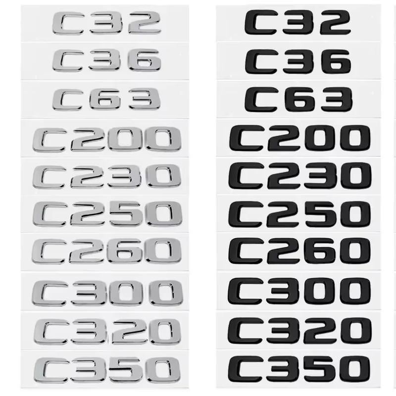 For W203 W204 C-Class C36 C55 C63 C200 C220 C230 C250 C260 C300 C320 C350 C420 C450 C550 Tailgate Emblem Rear Logo Sticker