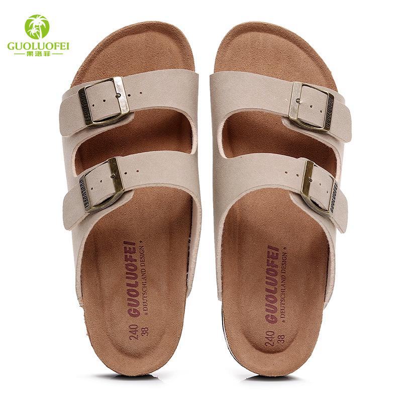 Fashion Women Suede Clogs Slippers Soft Insole Sandals With Arch Support Shoes Outdoor Beach Suede Clogs Slippers Slides For Men