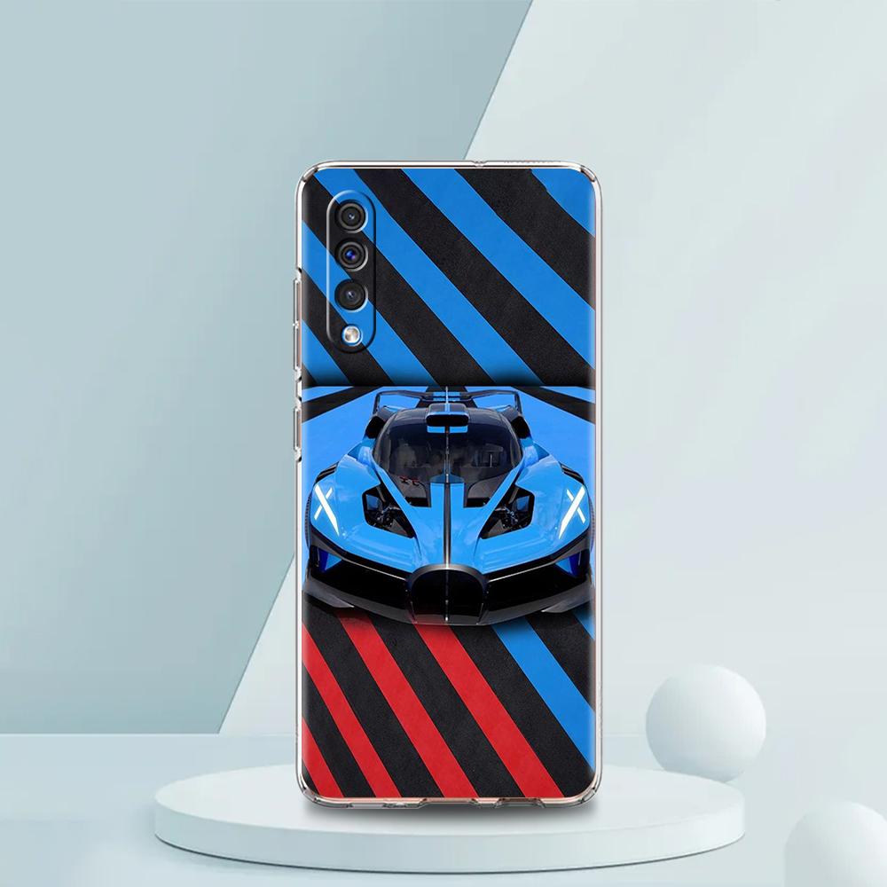 New Sports Car Shape Transparent Phone Case for Samsung Galaxy A12 A22 A50 A70 A40 A10 A20 A30 A02 A03S A04 Cover Silicone Shell