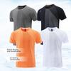 Men's Quick-Dry Ice Silk Sports T-Shirt with Dark Pattern