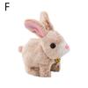 Plush Electric White Rabbit Simulation Pet That Can Walk, Bark, Move Pet Toy