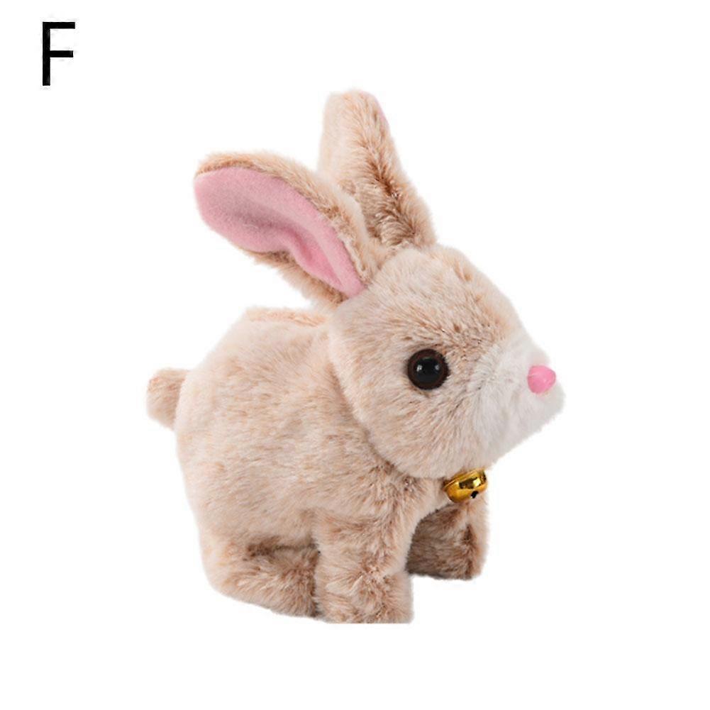 Plush Electric White Rabbit Simulation Pet That Can Walk, Bark, Move Pet Toy