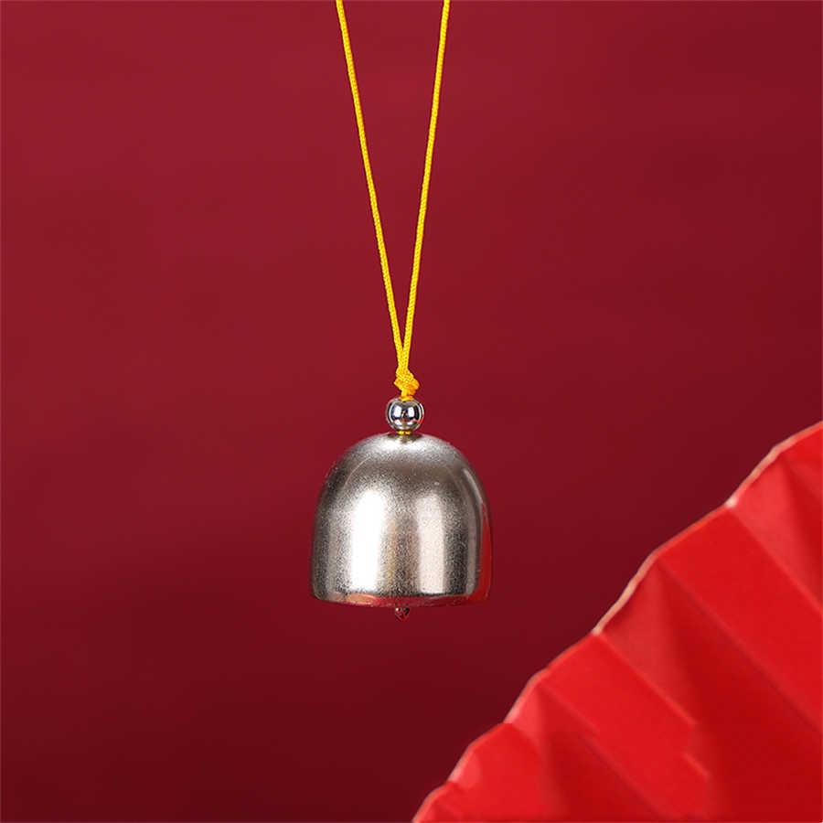 Brass and Copper Wind Chime DIY Accessories with Clapper - Small Metal Christmas Bells