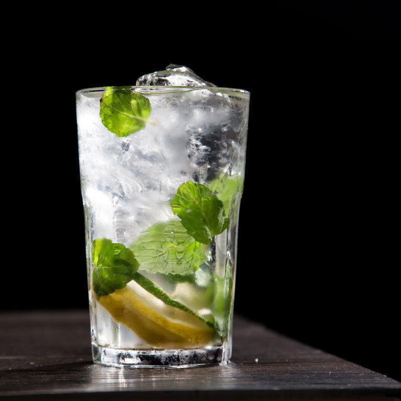 Průhledné osmihranné sklo Šálek na šťávu Šálek na kávu Šálek na šálek na vodu Šálek na víno