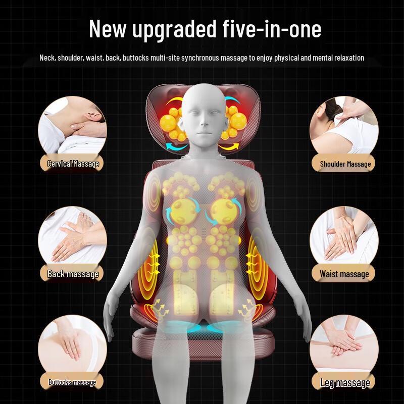 AUX Neck, Shoulder and Back Massage Cushion