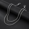 SHIXIN Hip Hop Punk Rivet Beads Pants Waist Chain for Men Women Rock Double Layered Belt Jeans Chain Street Jewelry Accessories