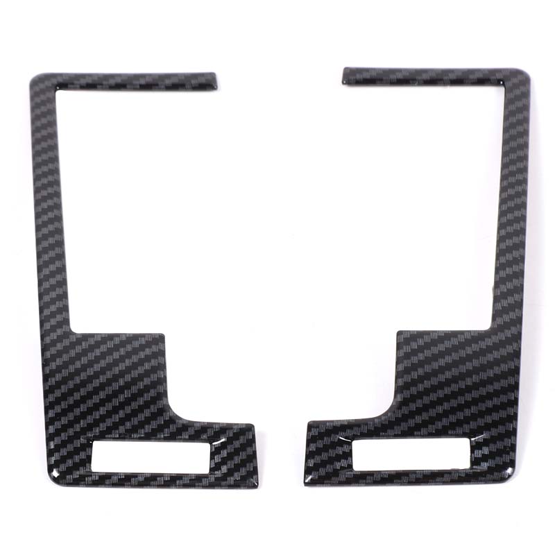 ABS Carbon Fiber For Nissan 350Z 2003-2006 Car Center Console Dashboard Air Outlet Decorative Frame Sticker Car Accessories
