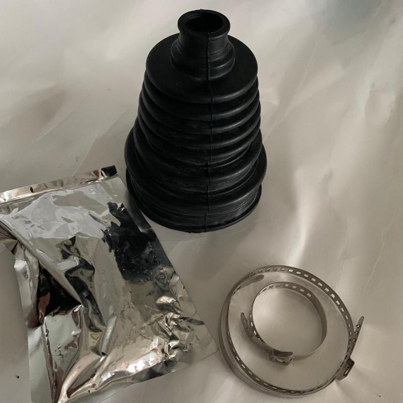 Inner Axles CV Joint Boot Kit Dust Cover Shaft Ball Head Round Clamp ForSkoda ForVolkswagen Bora Rubber Car CV Joint Boot Parts