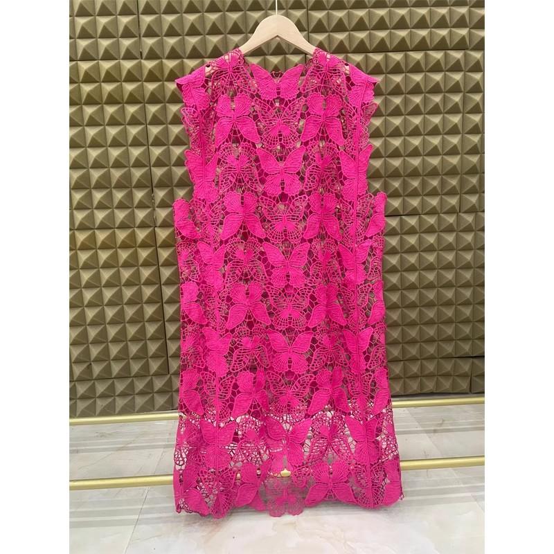 DIMANAF 2025 New Summer Women Long Vest Sleeveless T-Shirt Basic Fashion Tops Lace Tees Casual Loose White Tees