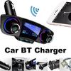 Car Bluetooth Charger FM Transmitter Mp3 Player Auto Wireless Handsfree Dual USB Charger LED Screen Bluetooth 5.0 Car 2027