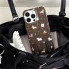 Dachshund-Themed Autumn/Winter Phone Case with Hand Strap for iPhone 17/16 Pro Max/15/14