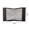 Car Trunk Storage Net Seat Elastic String Net Velcro Mesh Storage Bag Car Organizer Seat Back Bag