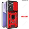 Slide Lens Armor Funda for Xiaomi POCO M7 4G Case for POCO M7 Plus 5G Case Magnetic Ring Stand Holder Cover Shockproof Capa