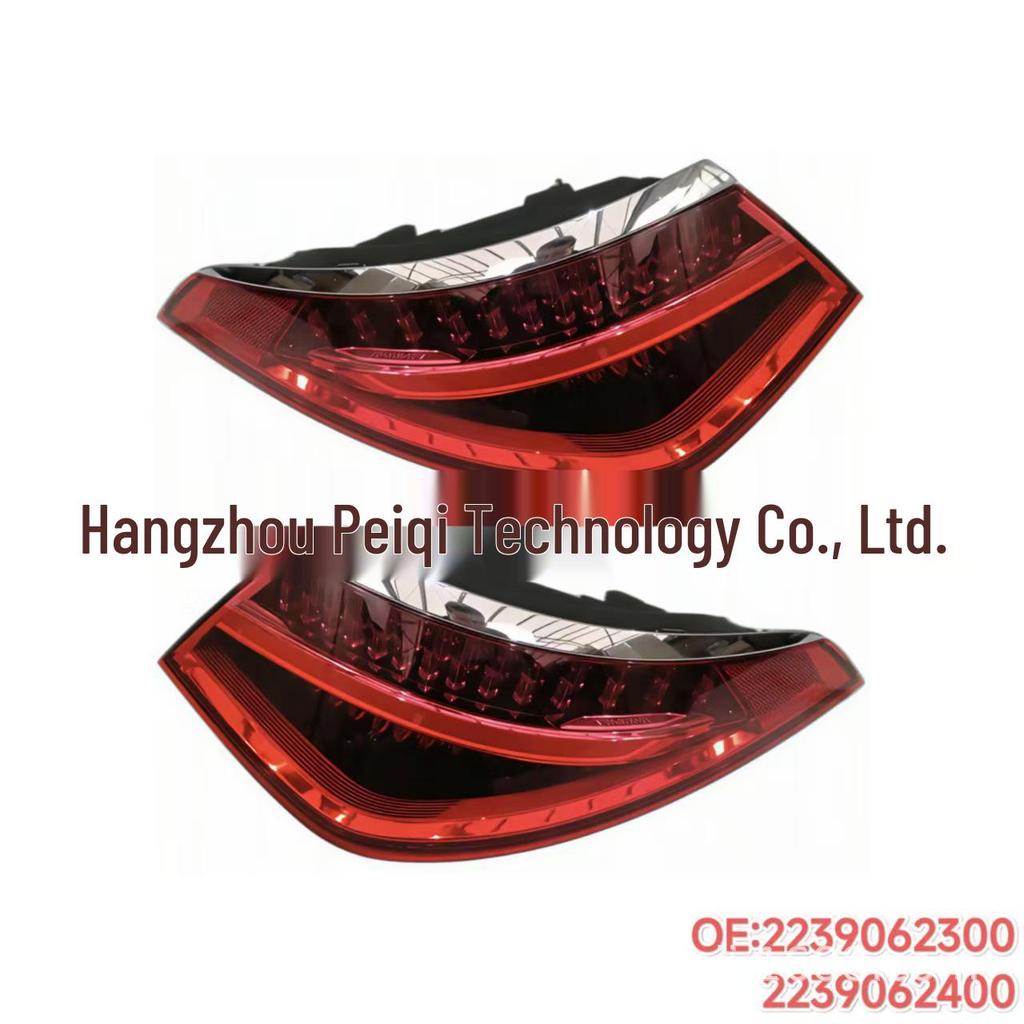 Compatible with Mercedes-Benz S W223 Rear Outer Tail Lights for 2021+ Models (2239062300, 2239062400).