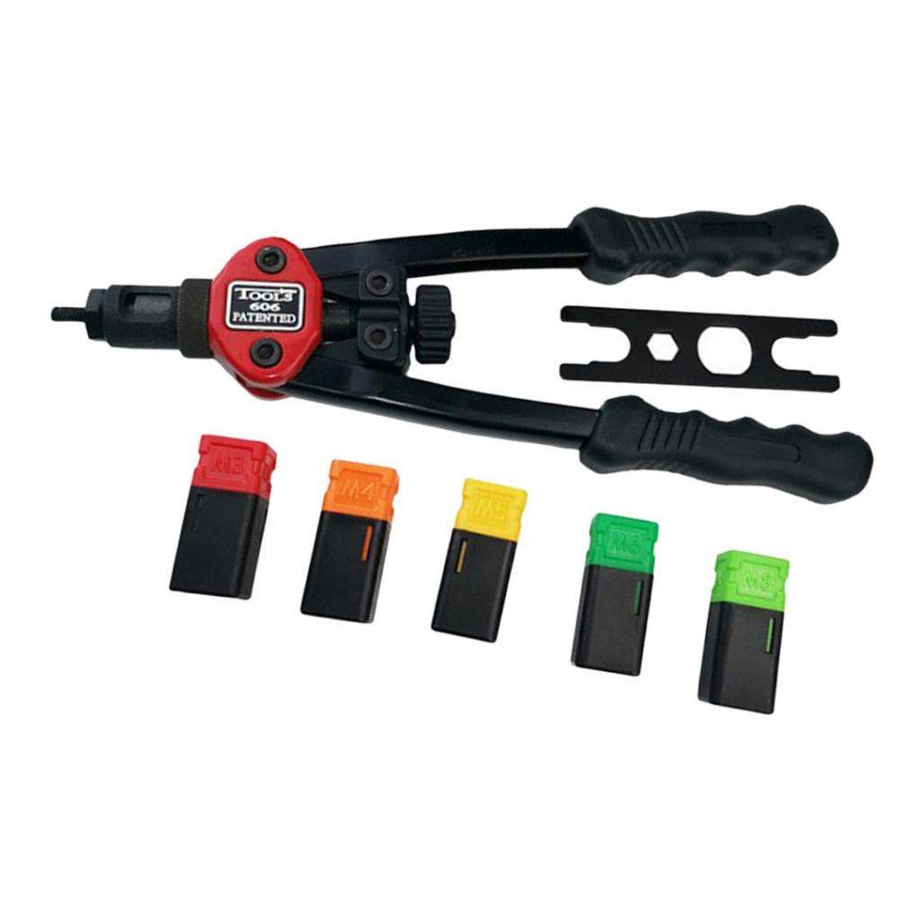Buy Manual Rivet Machine Parts Nut Gun with Dies M3 M4 M5 M6 M8 Metric