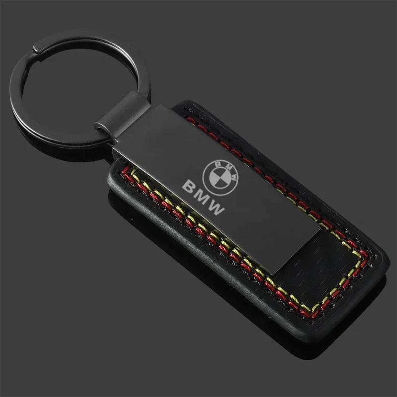 

2025 M 2025 2025 Car Keychains Leather Metal Key Rings Gift Pendant for BMW M Power M5 M6 M3 F20 F30 F82 E61 E63 E90 E46 E39 G2