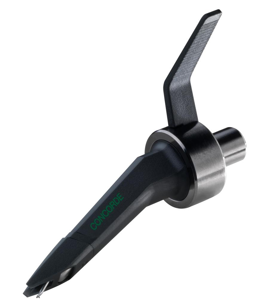 Ortofon Concorde MKII Twin Mix DJ Cartridges with Integrated Headshells of with Flight Round for DJ Play and Listening (Set 2) Case, Needle,