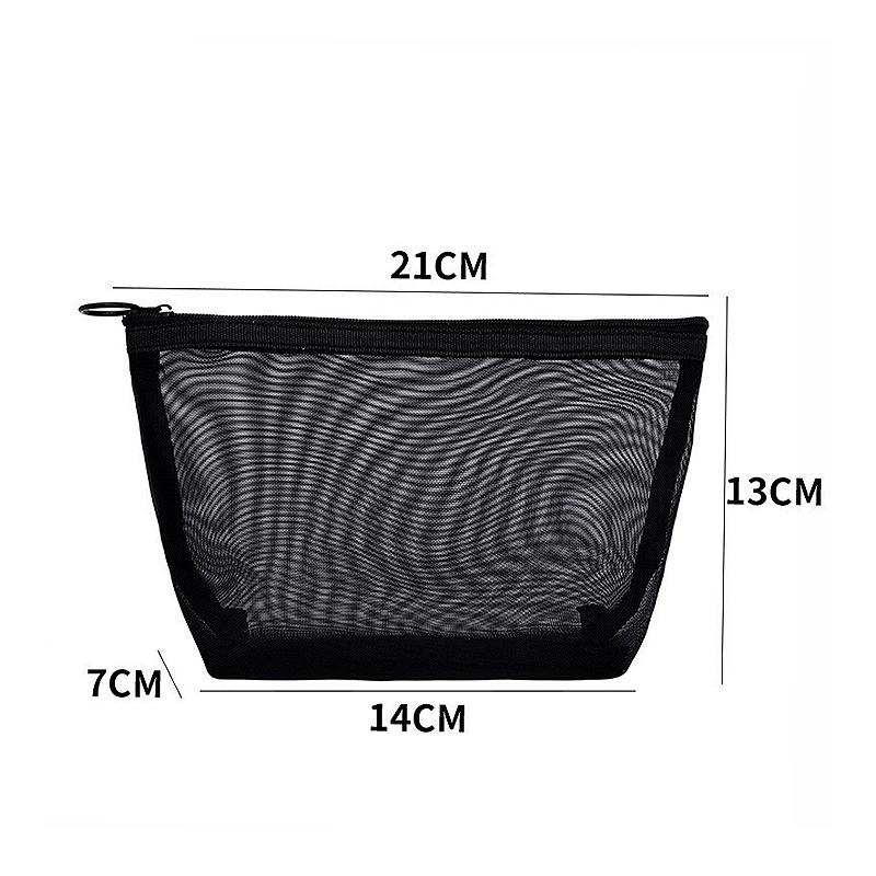 Mesh Cosmetic Bag Convenient Storage Bag Large Capacity Portable Travel Bag