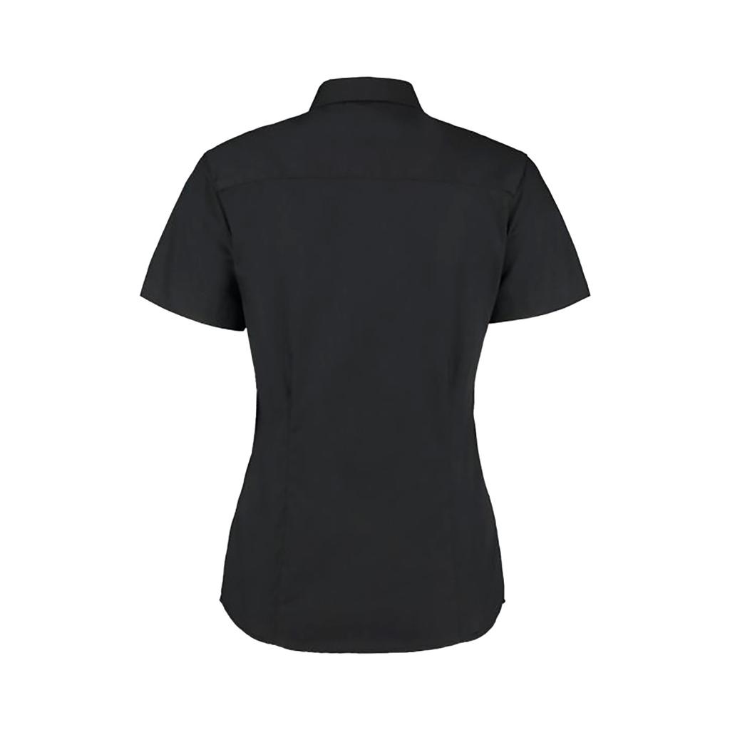 Kustom Kit Ladies Corporate Oxford Short Sleeve Shirt