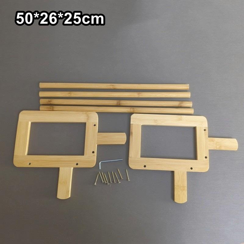 Multi-shelf Bookcase Storage Shelf Desktop Bookshelf Home Living Room Small Decoration Bamboo Decorative Shelf Desk