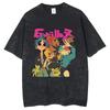 Gorillaz Shirt Cotton High Quality Teen Harajuku  Hip Hop Colorful Graphic T-shirt 2000s Harajuku Kawaii Streetwear Y2k