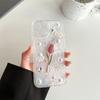For Apple 16Pro Fresh Ins Style Rose Phone Case for IPhone17 Glitter Glitter Rhinestone Pearl Diamond