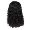 Lace Front Human Hair Wigs Deep Pre Plucked 10% Density Remy Deep Curly