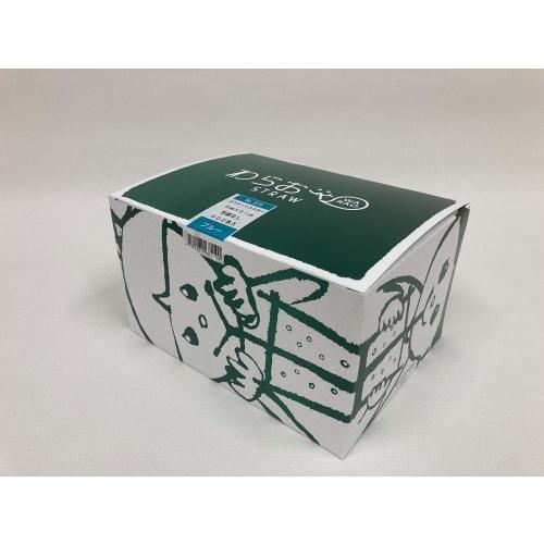 Shibase Kogyo 510 Straw Straws for Juice, Straight, 6mm X 21cm, Unwrapped, Pack of 500, Blue, Made In Japan