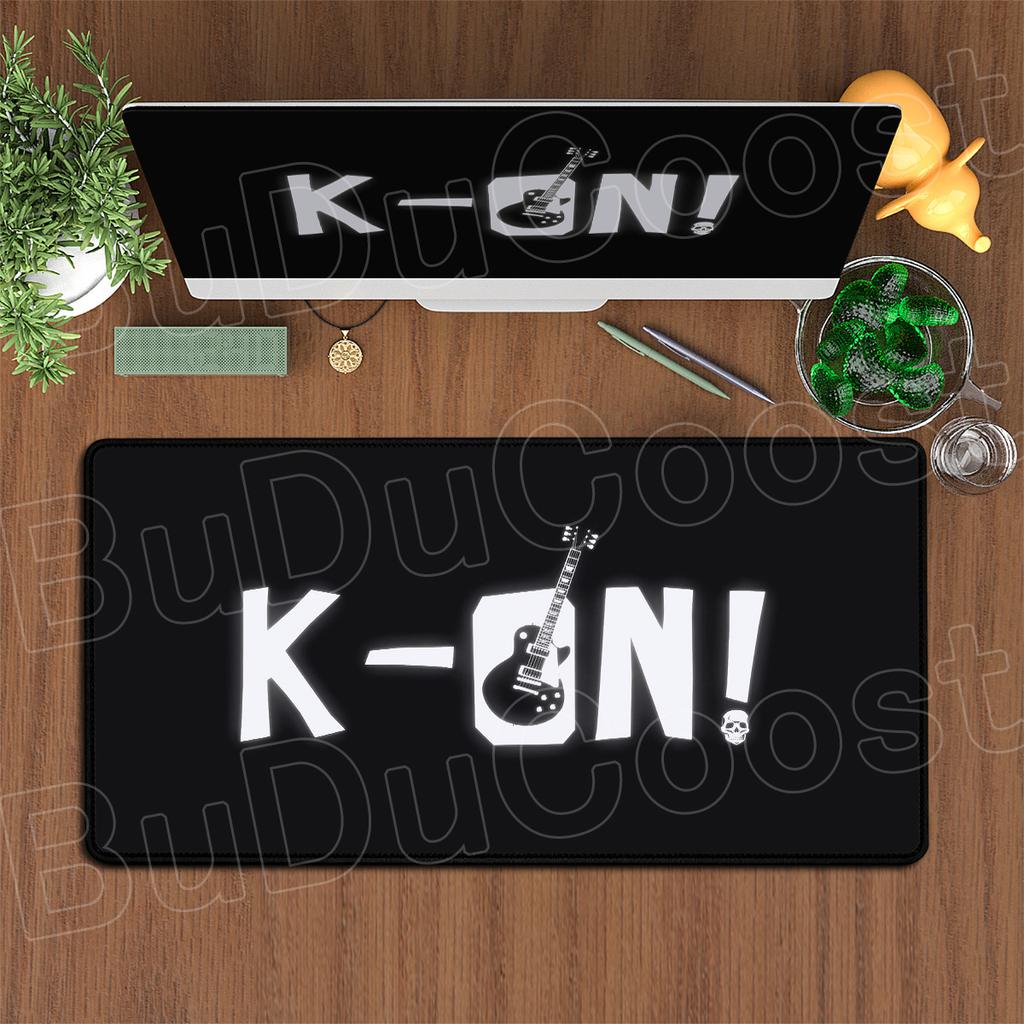 Game Cabinet Extended Desktop Mat Pc Accessories Kawaii Anime Girls Yui Hirasawa Mouse Pad Large KOn Office Laptop Keyboard Rug
