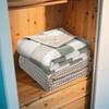 Basic Plaid Quilt Blanket Sleep Skin Friendly Washed Cotton Comfortable Four Season Bed Sofa Blankets Outdoor Protable Quilt