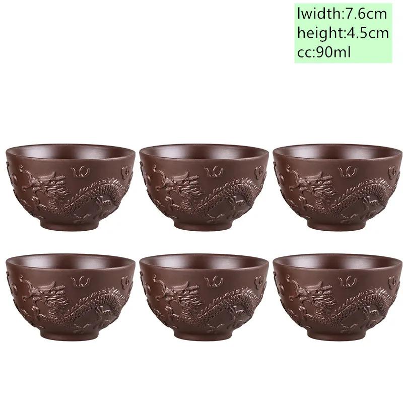 

Чайники Исинской фиолетовой глины большой вместимости Ручная работа Чашка для чая Аутентичный чайник для чайной церемонии Посуда для чая из исинской глины Аксессуары Посуда для напитков