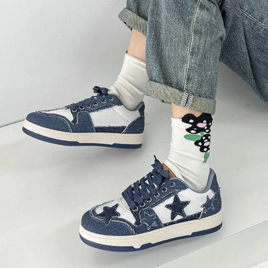 Designer Women's Sneakers Fashion Street Skateboard Shoes Luxury Brand Casual Shoes for Women Lace Up Flats Zapatillas De Mujer