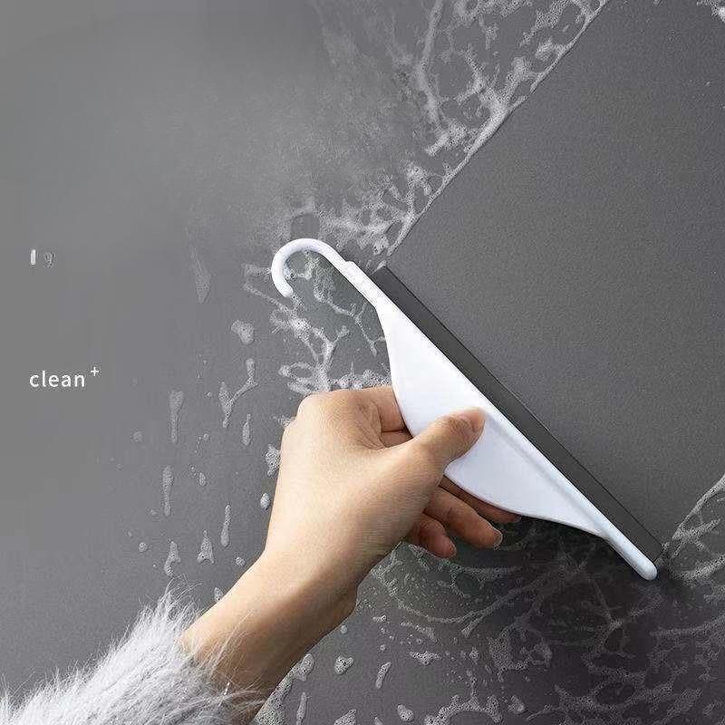 Mini Wiper A Bathroom Window Cleaning Wonder. A Small Silicone Cleaning Brush Can Be Hung On The Washbasin In The Bathroom