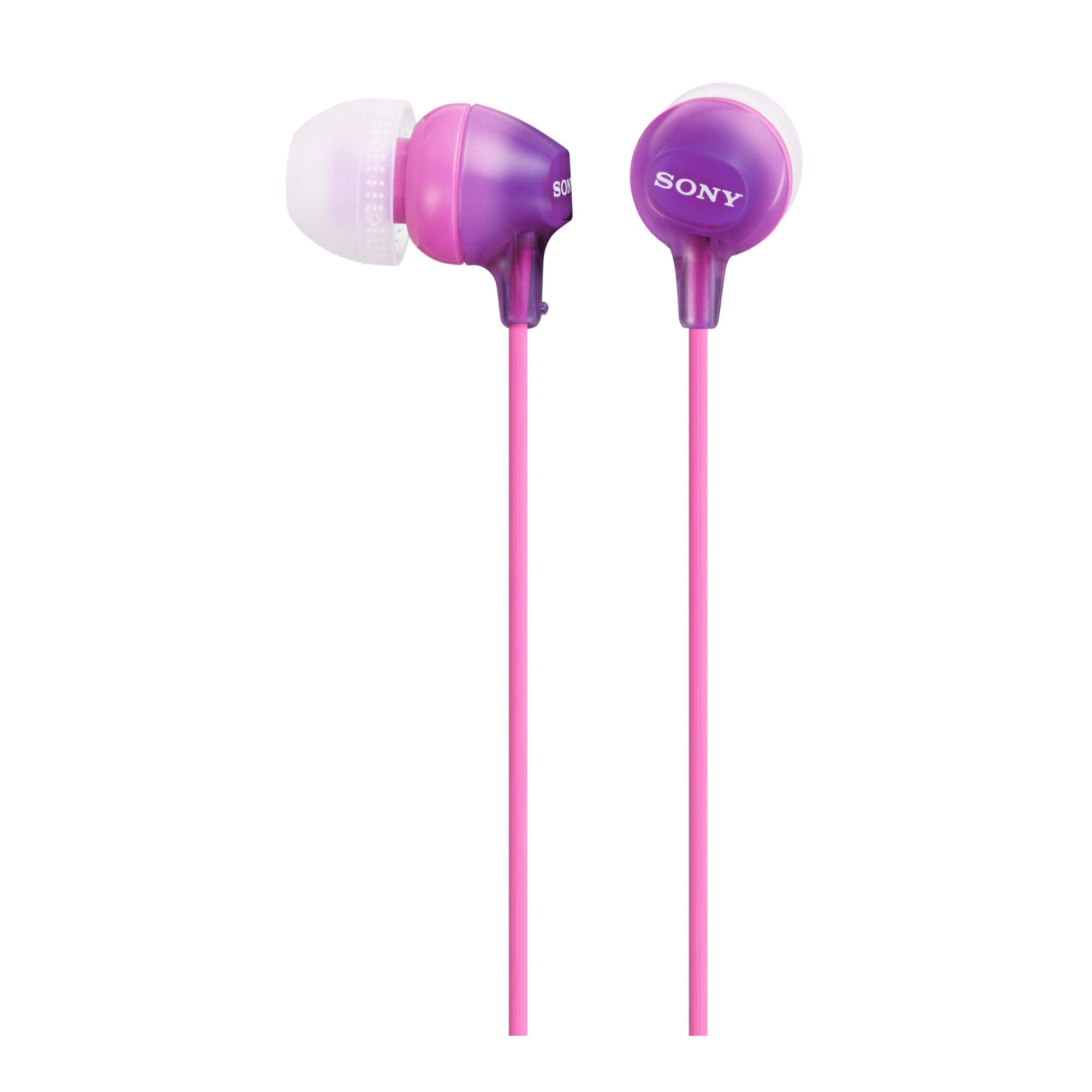 

Наушники Sony канального типа фиолетовые V MDR-EX15LP: MDR-EX15LP