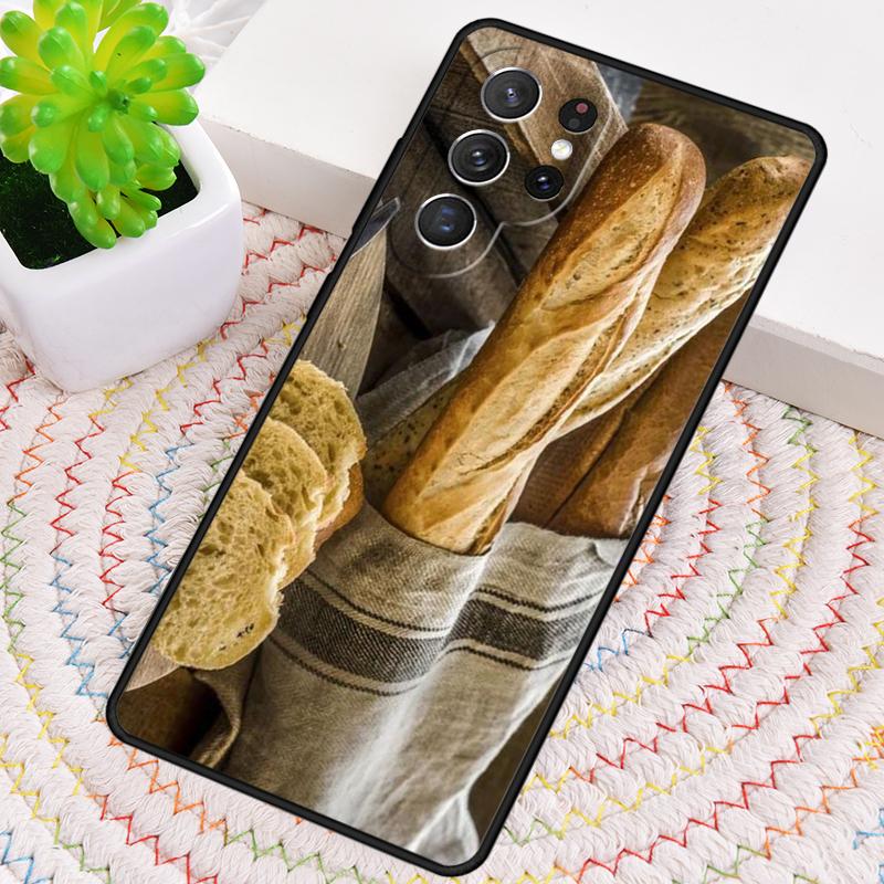 Traditionelle Bier- und Brot-TPU-Handyhülle für Samsung Galaxy note 10 pro S26 S25 S24 S23 S22 Ultra Plus S21 FE S20 Hülle