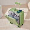 Multifunction Front Opening 18" Small Trolley Case Password Suitcase Cabin Travel Bag Usb Charging Luggage Suitcases On Wheels