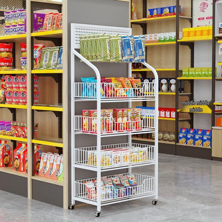 Scaffale Espositore per Snack e Bevande per Supermercati e Negozi di Convenienza