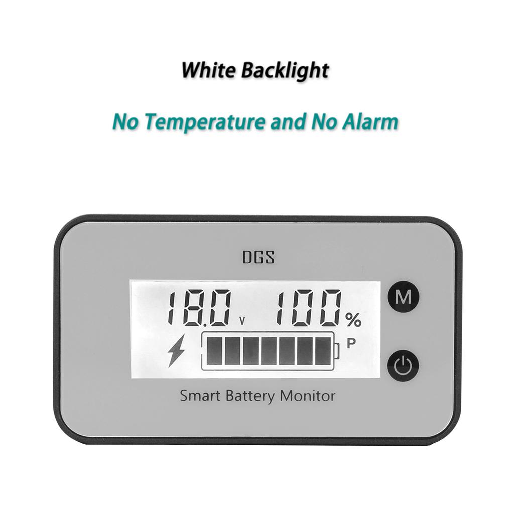 IPX7 Wasserdicht DC 7V-100V Batteriekapazitätsanzeige Ladezustand in Prozent Blei-Säure Ternär Eisen-Lithium Batterie Autospannungsmessgerät