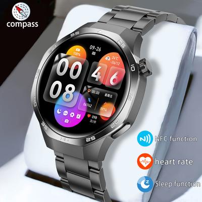 Montre connectée GT5max pour hommes, écran haute définition, GPS, appels Bluetooth, boussole, sport de plein air, nouvelle collection 2025
